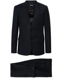 ZEGNA - Single-Breasted Wool Suit - Lyst