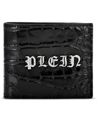 Philipp Plein - Gothic Plein Portemonnaie Mit Kroko-Prägung - Lyst