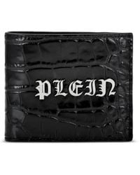 Philipp Plein - Portafoglio Con Effetto Coccodrillo Gothic Plein - Lyst