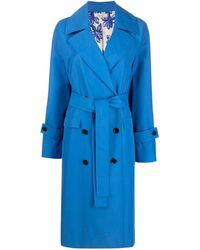 Nina Ricci - Double-breasted Belted Trench Coat - Lyst