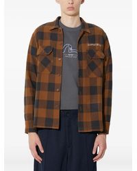 Universal Works - Camisa con bolsillo a cuadros - Lyst