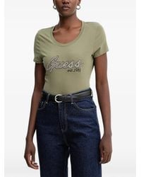 Guess - Logo-Embellished T-Shirt - Lyst