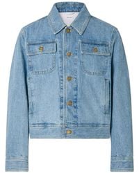 Thom Browne - Selvedge Denim Jack Met Bandje - Lyst