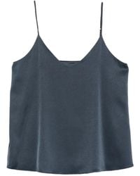 Marella - Satin-Finish V-Neck Top - Lyst