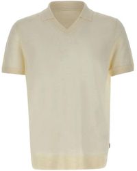 BOSS - Silk T-Shirt - Lyst