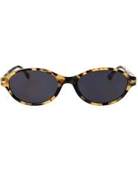 Victoria Beckham - Lunettes De Soleil À Monture Ovale - Lyst