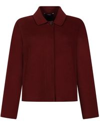 Max Mara - Button-Fastening Collared Jacket - Lyst