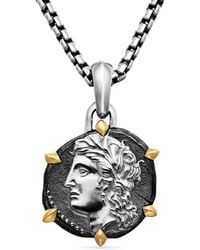 David Yurman - 18Kt And Sterling Virgo Amulet (33Mm) - Lyst
