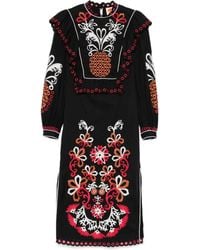 FARM Rio - Cashew Mandala Richilieu Maxi Dress - Lyst