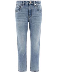 Brunello Cucinelli - Jean À Coupe Fuselée - Lyst