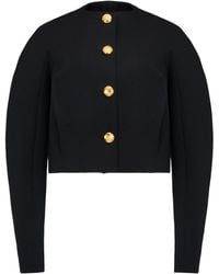Alexander McQueen - Military Cocoon-sleeve Wool Jacket - Lyst