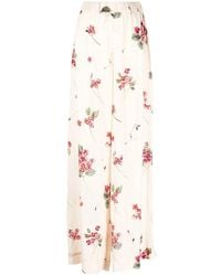 Twinset - Floral-Print Palazzo Trousers - Lyst