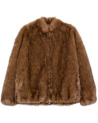 Betta Corradi - Faux-Fur Coat - Lyst
