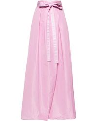 Pinko - Pleated Maxi Skirt - Lyst