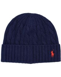 Ralph Lauren - Beanie Mit Polo Pony - Lyst