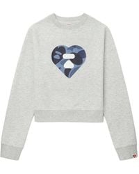 A Bathing Ape - Heart Print Top - Lyst