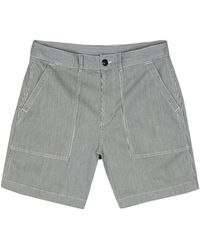 Woolrich - Striped Bermuda Shorts - Lyst