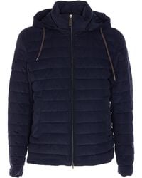 Herno - Hooded Short Down Jacket - Lyst