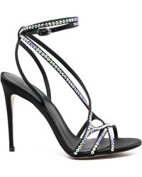Le Silla - Belen 105mm Crystal-embellished Sandals - Lyst