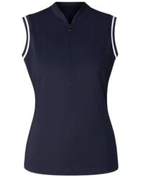 Bogner - Evi Piqué-Polo Performance Tank Top - Lyst
