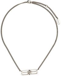 Balenciaga - Bb Icon Chain Necklace - Lyst