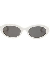 Cartier - Oval-Frame Sunglasses - Lyst
