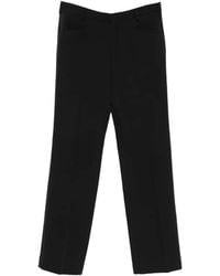 Second/Layer - Pantalon Droit À Plis Marqués - Lyst