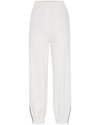 Brunello Cucinelli - Mid-rise Track Trousers - Lyst
