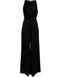 Elisabetta Franchi - Combinaison Palazzo À Design Drapé - Lyst