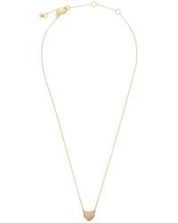 Kate Spade - Amour Crystal-Embellished Heart-Pendant Necklace - Lyst