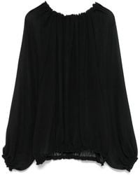 Blanca Vita - Ruffle-Trim Blouse - Lyst