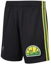 Mitchell & Ness - Short Nba À Rayures - Lyst