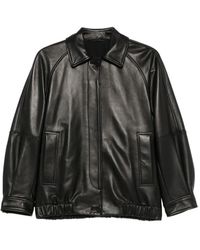 Salvatore Santoro - Button-Up Leather Jacket - Lyst