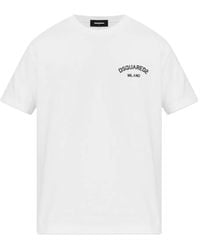 DSquared² - Logo-Embellished Cotton T-Shirt - Lyst