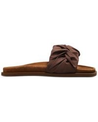 Inuikii - Ruched Flat Sandals - Lyst