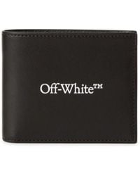 Off-White c/o Virgil Abloh - Bookish Logo Bi Folt Portefeuille - Lyst