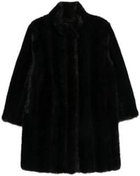 Apparis - Blair Faux-Fur Stand-Collar Coat - Lyst