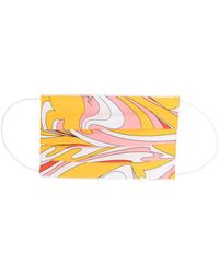 Emilio Pucci Vortici Baby Face Mask - Yellow