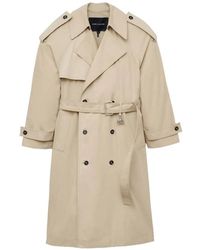 Marc Jacobs - Beltd Cotton Trench Coat - Lyst