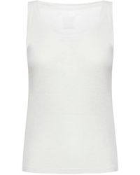 120% Lino - Scoop-Neck Sleeveless Top - Lyst