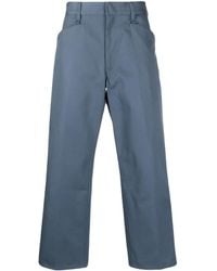 Neighborhood - Logo-Patch Wide-Leg Trousers - Lyst