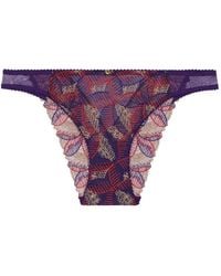 Aubade - Life Celebration Embroidered Briefs - Lyst