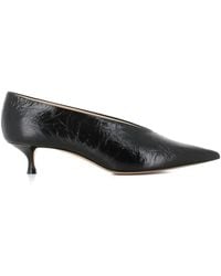 Le Monde Beryl - Pointed-Toe Leather Pumps - Lyst