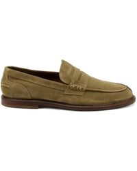 Frau - Mocassins En Daim À Entaille Penny - Lyst