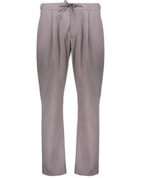 Herno - Elegant Flared Trousers With Adjustable Belt - Lyst