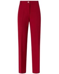 Pinko - Pressed-Crease Tailored Trousers - Lyst