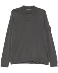 Stone Island - Long-Sleeve Polo Shirt - Lyst