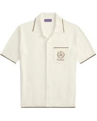 Ralph Lauren - Wimbledon Embroidered Silk-Blend Shirt - Lyst
