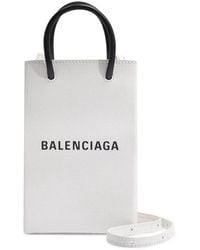 Balenciaga - Logo-Print Tote Bag - Lyst