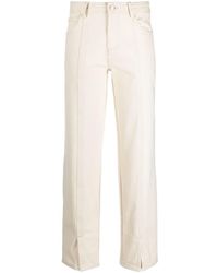 Aeron - Curl Slit-detail Straight-leg Jeans - Lyst